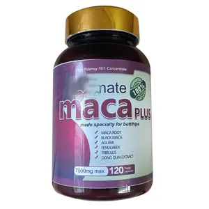 Maca cộng với đường cong mông cộng với thực phẩm bổ sung cho Maca đổ grosses fesses Maca gốc tăng cường năng lượng viên nang