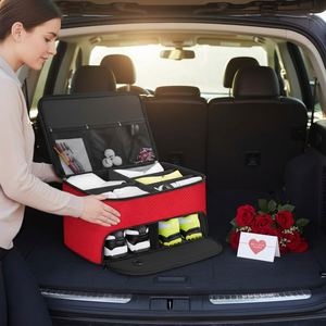 2 Layer Golf Organizer <b>Storage</b>, Golf Shoes Bag with Separate Compartment for 2 Pair Shoes - Product Image 6