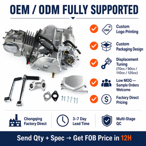 Nouveau moteur de <span class=keywords><strong>quad</strong></span> 125cc 4 temps CDI horizontal avec démarrage électrique/à manivelle, embrayage manuel, 4 vitesses pour <span class=keywords><strong>quad</strong></span>, kart, buggy OEM - Product Image 4