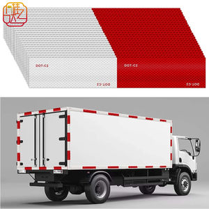 <span class=keywords><strong>Cinta</strong></span> Reflectante Blanca Brillante, <span class=keywords><strong>Cinta</strong></span> de Seguridad Roja, Pegatinas Reflectantes Impermeables <span class=keywords><strong>para</strong></span> Exteriores <span class=keywords><strong>para</strong></span> Materiales Pesados - Product Image 1