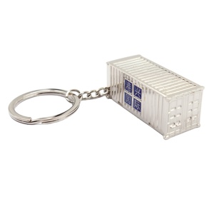 Llavero de Contenedor de Remolque de Camión en Oferta, Llavero de Contenedor de Remolque 3D para Regalo Promocional de Empresa de Transporte - Product Image 2