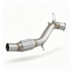 AsiaLink 76mm 3 pouces Tuyau d'échappement en acier inoxydable pour BMW 3er <span class=keywords><strong>335d</strong></span> XDrive <span class=keywords><strong>F30</strong></span> - Product Image 2