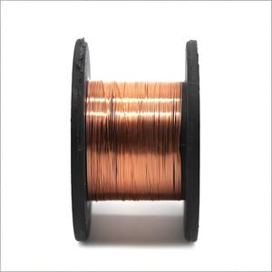 Fil de cuivre émaillé massif de qualité supérieure 24 AWG du fabricant chinois le plus vendu pour transformateurs et moteurs - Product Image 1