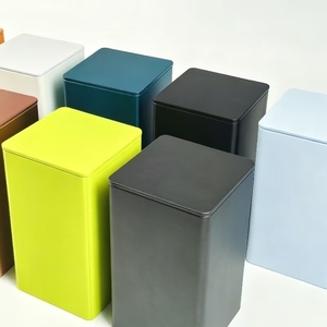 Lata de Metal Cuadrada Personalizada OEM para Frutos Secos y Alimentos, RTS 85*85*H90, Hermética, Material de Hojalata Vacía, SD204, Origen Jiangxi - Product Image 2