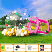 Douerfei CQ-01 Château gonflable commercial en PVC transparent, couleur personnalisée, installation facile, taille personnalisable 3m pour enfants
