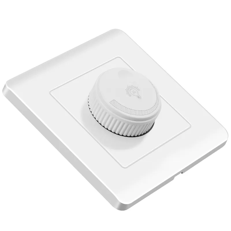 wall fan light rotary conrtol luxury selector 220V hight quality dimmer switch white color for home