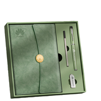 2024 nouvelle entreprise Promotion cadeau ensemble 4 couleurs brodé cahier stylo U disque pour assurance automobile noël saint valentin