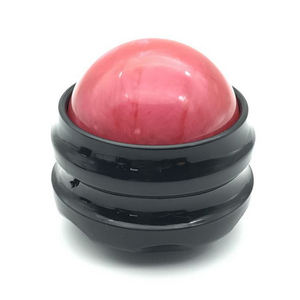 Bola de masaje de rodillo frío de resina para relajación de punto de presión corporal de espalda automática personalizada, masajeador de pies de PP de madera naranja en caja compatible con OEM - Product Image 2