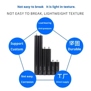 Sınır Ötesi 3K Dişli Uzatma Çubuğu Konektörü Karbon Fiber Kılavuz Makaralı Vida Versiyonu Yüksek Mukavemetli Dayanıklı Boru - Product Image 3