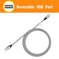 Cable USB 2,0 a micronailon trenzado, 5V, 2A, carga rápida, 1,5 M, para móvil Android