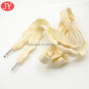 Cordon de serrage en sangle beige personnalisé de 20 <span class=keywords><strong>mm</strong></span> avec embout en métal, élastique et écologique pour vêtements, chaussures et accessoires de sweat-shirts - Product Image 5