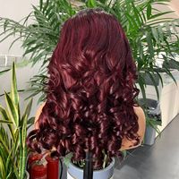 Pelucas de Cabello Humano con Encaje HD 7x5, Sin Pegamento, Ondas Sueltas, Encaje Precortado, Densidad 250, Cabello Natural Doble, Rizado y Voluminoso
