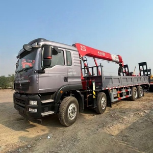 משאית מנוף נישאת מדגם סינוטרוק הו 8x4, תקן יורו 6, מנוף ישר צ'אנגשינג <span class=keywords><strong>16</strong></span> טון, משאית להובלת מטען - Product Image 3