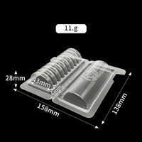 Emballage en plastique PET transparent pour la collection de pièces de monnaie, jetons commémoratifs, souvenirs de musée, etc.