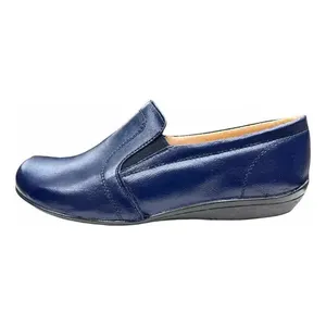 Mocasines Angelina 225 para Mujer, Parte Superior de Cuero Genuino, Planos y Sin Cordones, Punta Redonda, Cómodos para Otoño - Product Image 4