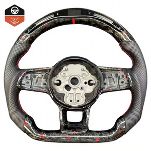 <span class=keywords><strong>Volante</strong></span> de Fibra de Carbono Forjado Personalizado para VW Volkswagen <span class=keywords><strong>Golf</strong></span> 4 5 6 6R 7 7R 7.5 8 MK4 8 7 7.5 6 5 GTI GTD GTE Polo Scirocco R - Product Image 1