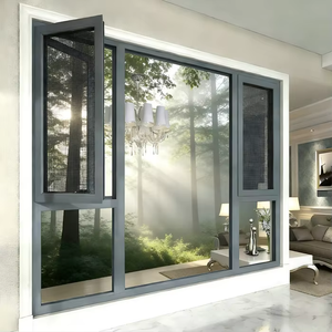 Ventanas Abatibles de Aluminio con Doble Acristalamiento y Rotura de Puente Térmico, Estándares NFRC Energy Star AS2047, Acero Inoxidable, Horizontales, para Dormitorio - Product Image 4