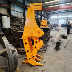 Suministro de fábrica: Garra mecánica hidráulica tipo 'Orange Peel' para excavadora, para troncos, acero y chatarra - Product Image 2