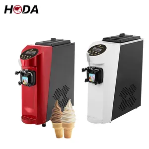 Hoda Mini Whipped Mesin Pembuat Es Krim Terbaik, Mesin Mini Pengocok Pembuat Es Krim Kecil dan Lembut untuk Digunakan Di Rumah