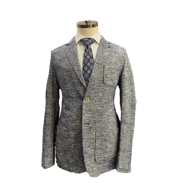 Latest designBritish trim fashion blend thin men's Casual formal suit jacket