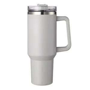 Cuppark 40oz thép không gỉ thăng hoa phiêu lưu quencher Du Lịch Chân không Tumblers với xử lý và rơm