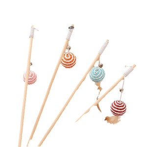 Bằng gỗ cực mèo <span class=keywords><strong>ticker</strong></span> Pet đồ chơi trêu chọc Stick <span class=keywords><strong>Cat</strong></span> bán buôn Pet Sản phẩm tương tác đồ chơi cho mèo - Product Image 5
