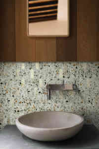 <span class=keywords><strong>Carrelage</strong></span> mural moderne en mosaïque émaillée imprimée, design terrazzo, épaisseur 6 mm, garantie 3 ans pour les murs de cuisine, salle de bain, <span class=keywords><strong>piscine</strong></span>, hôtel - Product Image 3