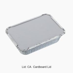 Conteneur alimentaire en <span class=keywords><strong>aluminium</strong></span> R45L 940 ml, bol à emporter avec couvercle en carton, plateau jetable en <span class=keywords><strong>aluminium</strong></span> pour four à <span class=keywords><strong>micro</strong></span>-ondes, plat à emporter REC20135I - Product Image 3