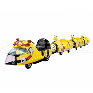 Tren de atracciones para parques temáticos, tren sin rieles para niños, en venta - Product Image 1