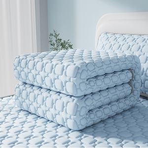 Sabana De Latex Refrescante <span class=keywords><strong>Classe</strong></span> a Absorbant L'humidité Respirant Doux Antibactérien Épaissi 12mm Latex Refroidissement Drap De Lit Tapis - Product Image 2