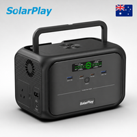 Générateur solaire Solarplay 288Wh, station d'alimentation portable 300W, batterie LiFePO4 pour la sauvegarde à domicile