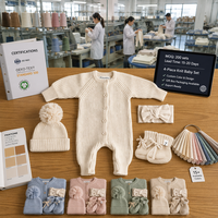 Ensembles de vêtements pour bébés unisexes personnalisés, 100% coton respirant, barboteuses, combinaisons, fermeture à boutons, col rond, cadeau pour nourrissons et tout-petits
