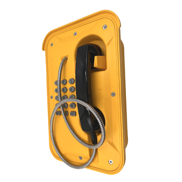 Rugged IP68 Waterproof Emergency Telephone Tunnel Sos Call Point Police Box Voip Industrial Station Underground Outdoor Phone