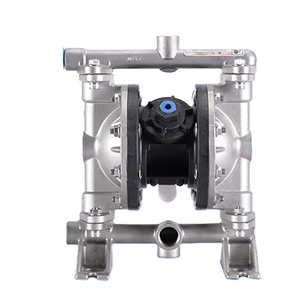 Pompe à double diaphragme à commande pneumatique avec corps en acier inoxydable HY1'' et centre en PP - Product Image 2