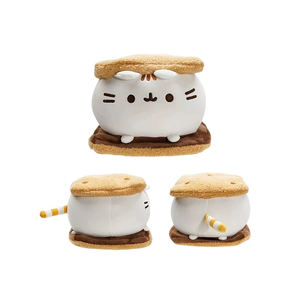 Peluche chat bouffon gris, modèle sandwich, biscuit, crème glacée, beignet, pizza, hamburger, vente en gros - Product Image 3