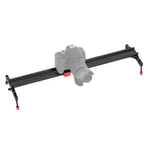 60Cm/23.6 "Alle Metalen Video Track Slider Dolly Rail Stabilisator Max. Belasting 6Kg Voor Canon Nikon Sony Dslr Cam Camera Camcorder