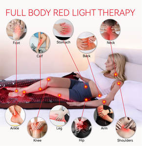 Cama de Terapia de Luz Roja LED de Gran Tamaño para Tratamiento Corporal Completo, 660NM 850NM, Luz Roja e Infrarroja Cercana - Product Image 5