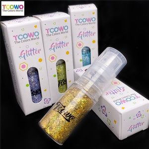 Corpo glitterato spray olografico irregolare frammenti luccicanti brillano in polvere per il corpo glitter Spray per il viso del corpo decorazione del partito - Product Image 4