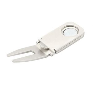 <b>Golf</b> Divot Repair Tool Zinc Alloy Magnetic Cigar Ball Holder Putting Fork Pitch Groove Cleaner Mark Accessory WL Model 244 - Product Image 5
