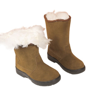 Bottes de neige Mengxue, chaudes, à semelle épaisse, courtes, d'hiver, unisexes, pour adultes, couleur unie, talon moyen, antidérapantes, durables - Product Image 4