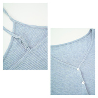 Ensembles de vêtements personnalisés Pyjamas 3 pièces pour femmes Ensemble Pyjamas en bambou Vêtements de nuit pour femmes Vente en gros Camisole Tops