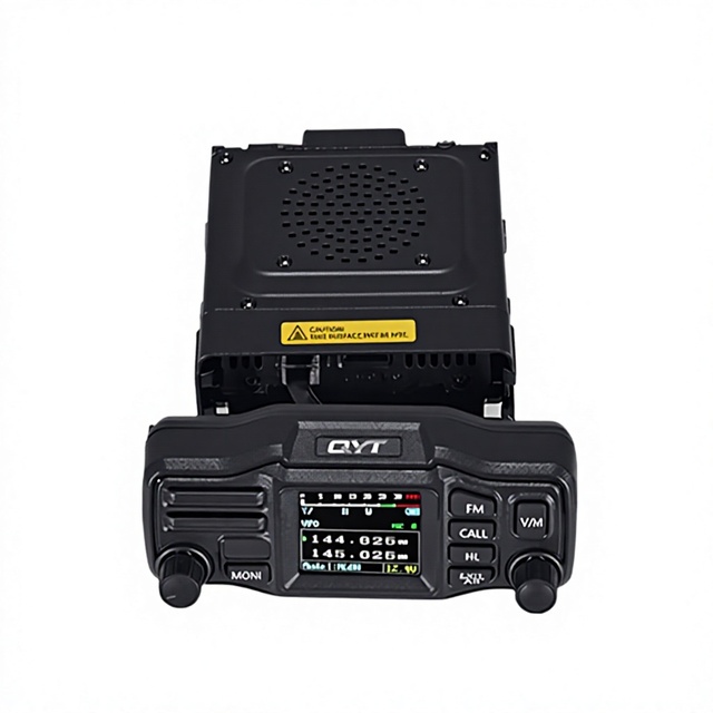 QYT KT-M600 Vehicle Mobile Radio UV Dual-Band Walkie Talkie, Detachable Front Panel, Dual Speakers, 25W High Power L814