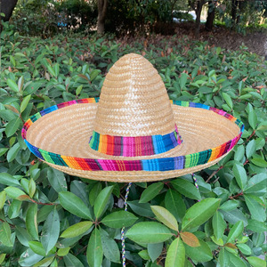 カラフルな量のメキシコの麦わら帽子屋外旅行またはカジュアルなベトナム製サプライヤー - Product Image 3