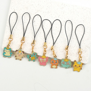 Joli <span class=keywords><strong>dessin</strong></span> <span class=keywords><strong>animé</strong></span> Pokemoned Design porte-clés pendentif coque de téléphone accessoires cadeau promotionnel ornement sac porte-clés <span class=keywords><strong>Widget</strong></span> personnalisé - Product Image 2