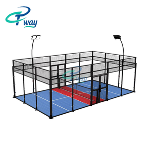 Professional Hybrid Padbol Competition Court 2-in-1 Integrated Mini Football & Padel Multi-Sport Training Cage Full Standard Set