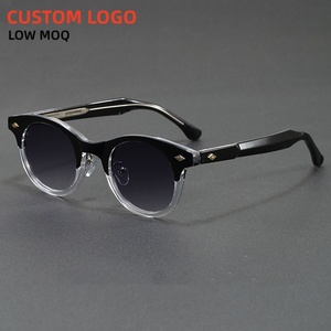 New Trending Vintage Round Sun Protection <strong>Glasses</strong> for Driving Daily Wear in Stock Mens Sunglasses - Product Image 1