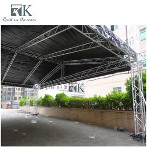 Wholesale Aluminum portable led display concert <b>stage</b> truss Riser <b>Platform</b> Lighting Truss spigot truss Roof - Product Image 6