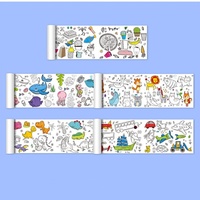 Lot de jouets de dessin pour enfants OEM 3M, rouleau de papier à colorier pour enfants, peinture sensorielle, cadeau pour enfant, vente en gros