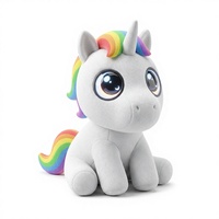Robot éducatif IA Licorne, jouet en peluche interactif amusant, cadeau pour enfants, animal en peluche doux pour fête, déballage 2026, nouvelle arrivée