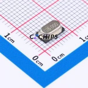 S47SMD26.000M15PF20R30B3 Crystal (Passive) HC-49S-SMD-2P-Mini Crystal Oscillator 26MHz 20ppm 15pF 30ppm - Product Image 1